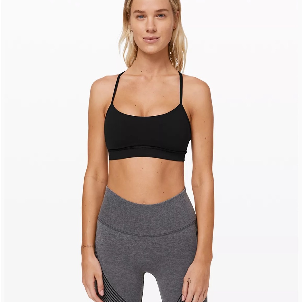 lululemon flo y racer back sports bra nulu